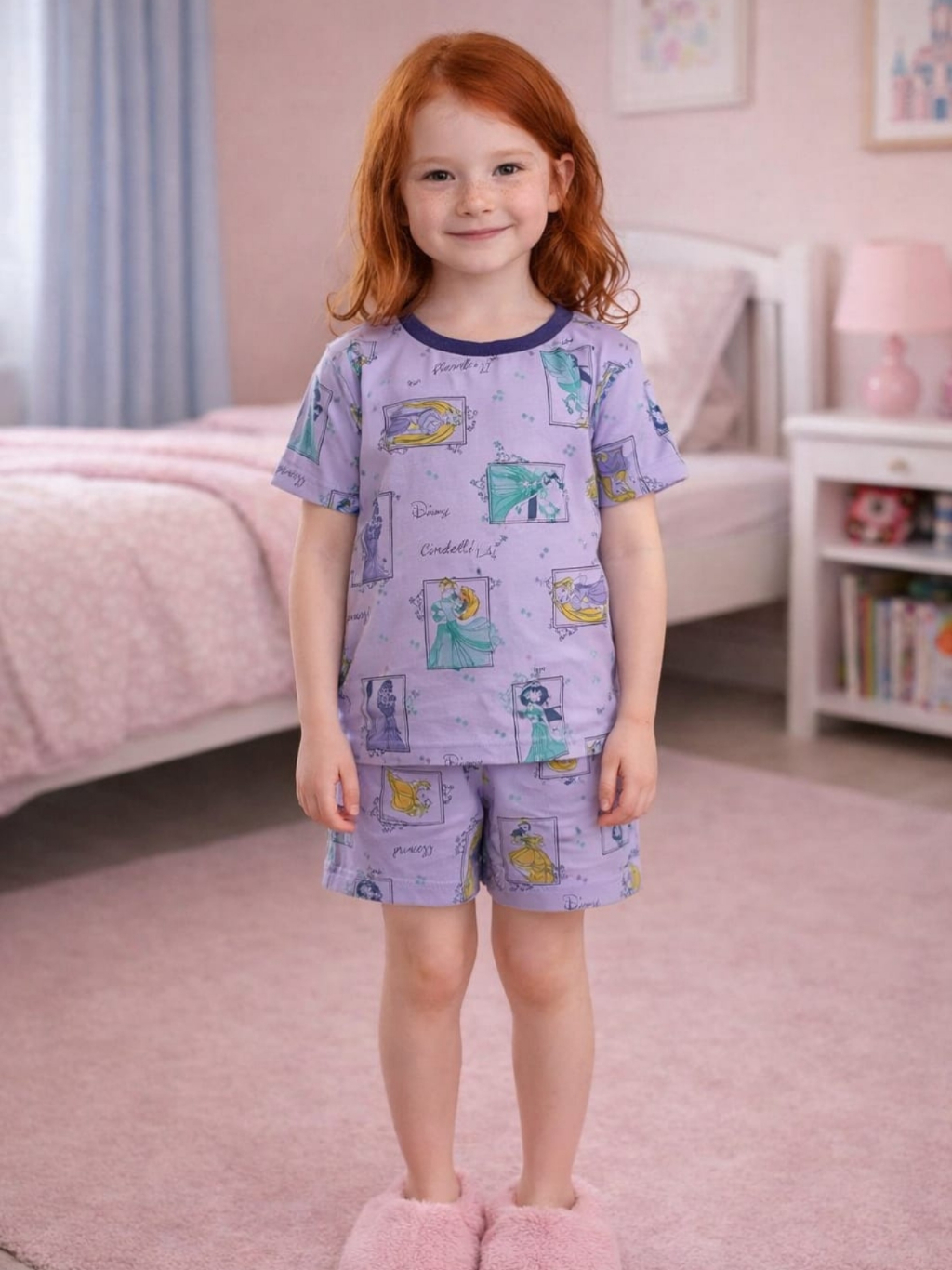 Pijama Curto Menino Menina Infantil Confortavel Estampas Divertidas Pijama Verão idade 1 ao 12 Afd