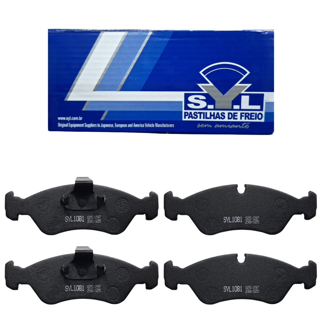 Jogo de Pastilhas de Freio Dianteira Syl1081 P/ Vectra GLS/CD/GSi 2.2 1996> / Astra 2.0 1995-1998