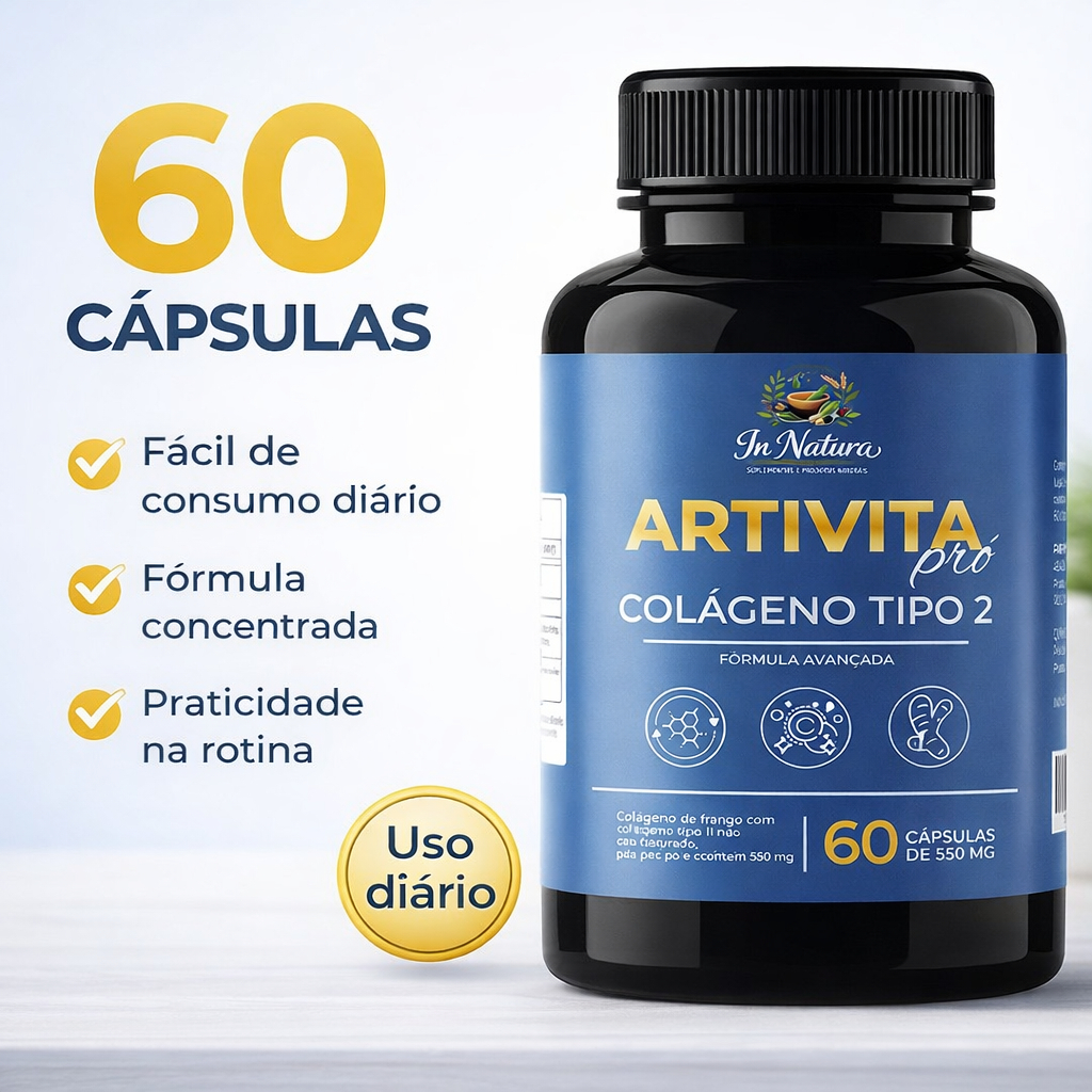1 Un Artivita - 60 Cápsulas - Envio Imediato - Formula Avançada
