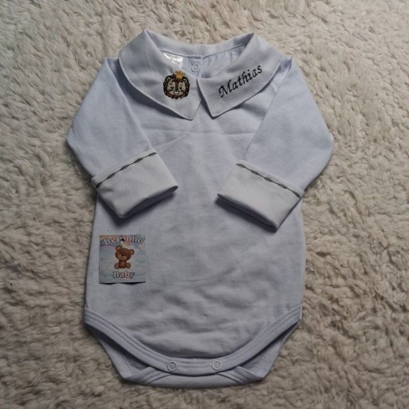 BODY PERSONALIZADO COM NOME MENINA OU MENINO,OBS: NÃO BORDAMOS DESNHOS QUE NÃO ESTEJAM EM NOSSA GALERIA DE FOTOS