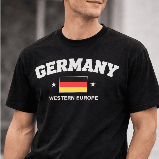Camiseta Alemanha Camisa Copa Blusa Germany 100% Algodão Futebol Masculina Feminina Street