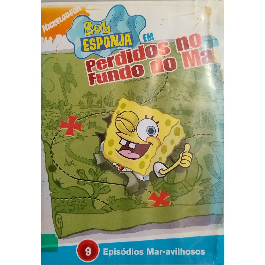 Dvd Bob Esponja Perdidos no Fundo do Mar