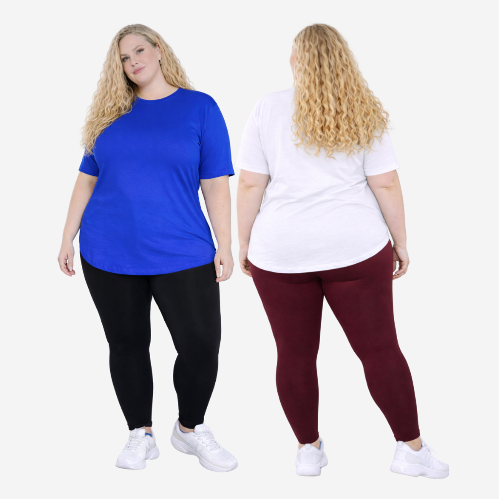 Kit 2 Blusas Tapa Bumbum Plus Size Perfeito para Looks com Legging