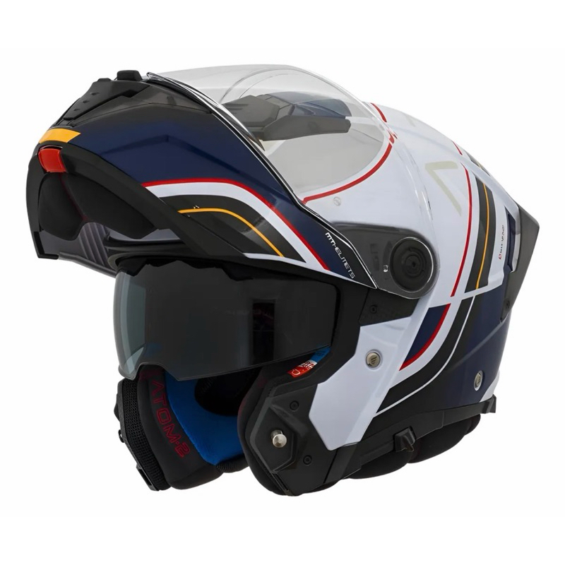 Capacete Moto Articulado Mt Atom 2 Robocop Escamoteavel Xenom