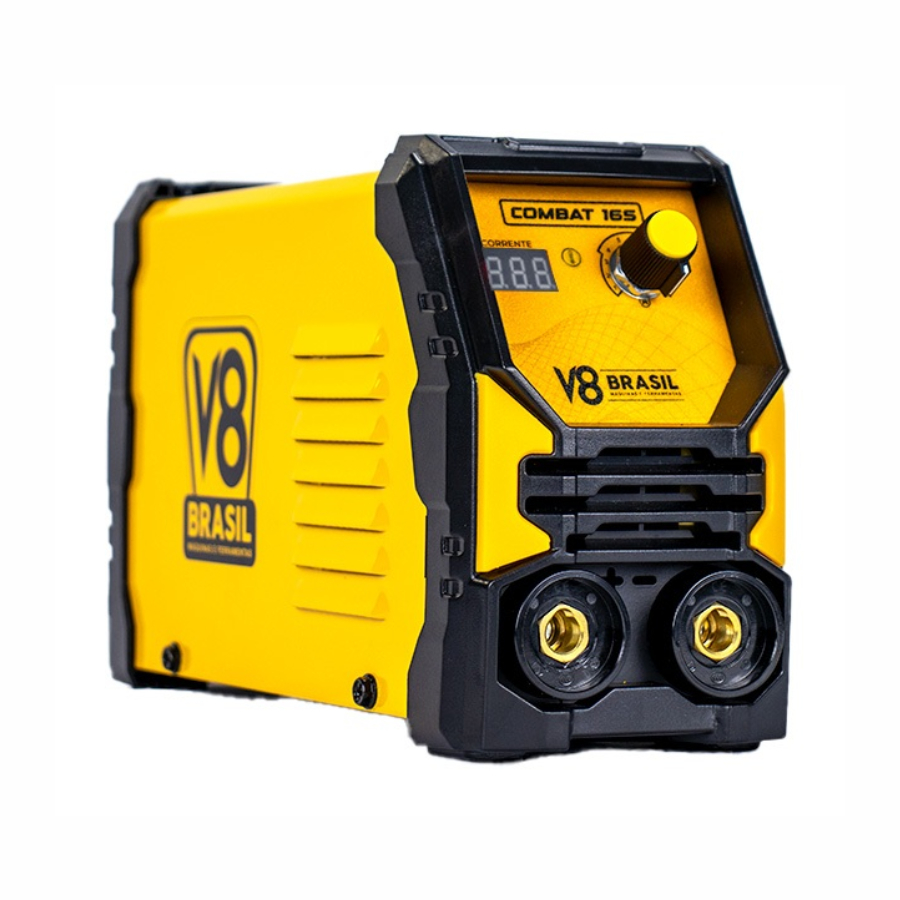 Máquina de Solda Inversora COMBAT 165A Bivolt MMA e TIG LIFT – V8 Brasil em Oferta na Shopee