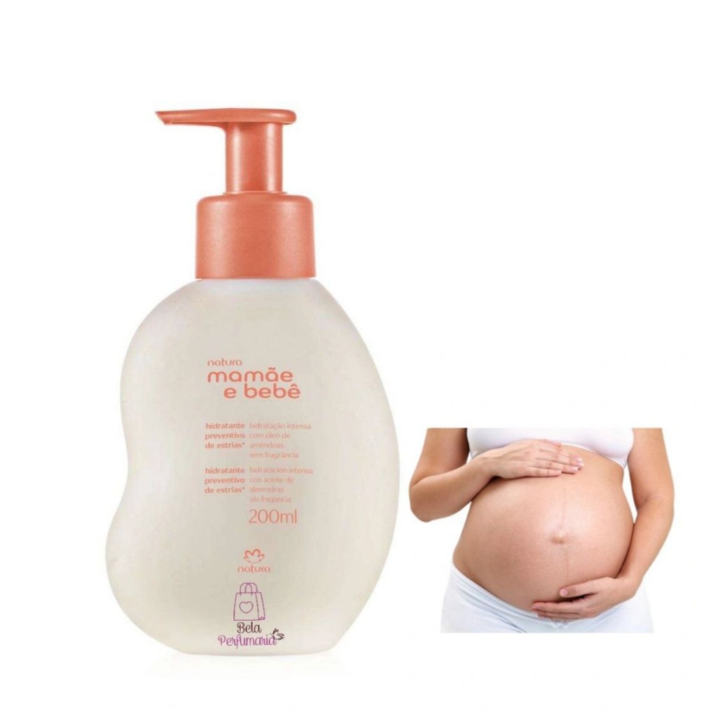 Hidratante Preventivo de Estrias Mamãe E Bebê Natura 200ml