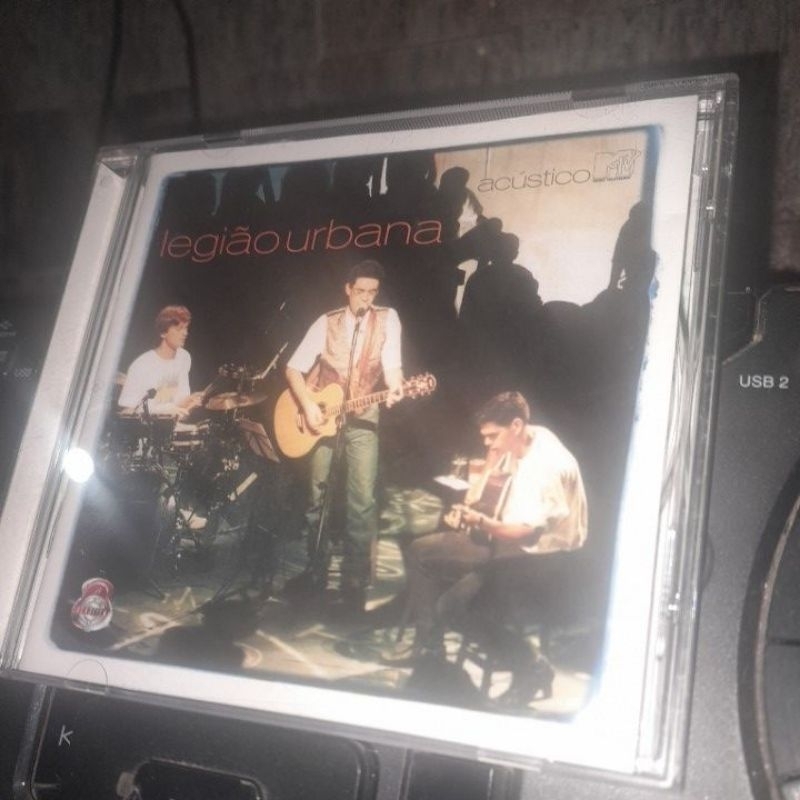 CD ORIGINAL- LEGIÃO URBANA - "Acústico MTV" de época NACIONAL/ACRÍLICO/IMPECÁVEL Renato Russo