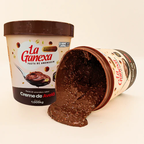 Pasta de Amendoim La Ganexa Creme de Avelã Whey Protein