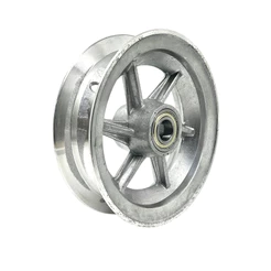 Roda Alumínio Aro 8'' Com Rolamentos 01pç Reboque Carretinha 200kg