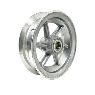 Roda Alumínio Aro 8'' Com Rolamentos 01pç Reboque Carretinha 200kg