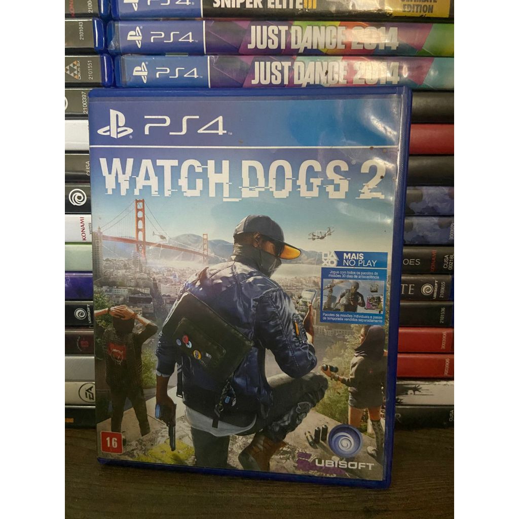 Jogo Watch dogs 2 Playstation 4 PS4 Mídia física
