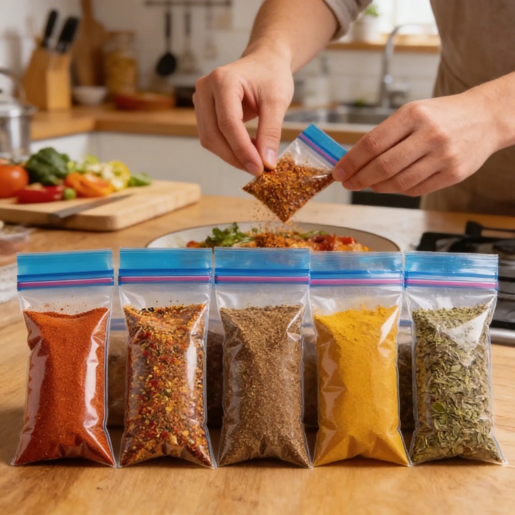TEMPEROS E CONDIMENTOS KIT 32 UNIDADES NATURAIS EMBALAGEM ZIP LOCK (30G CADA)