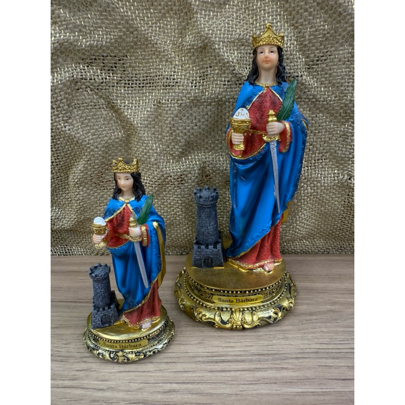 Imagem Santa Bárbara  Proteção contra raios, trovões e tempestades