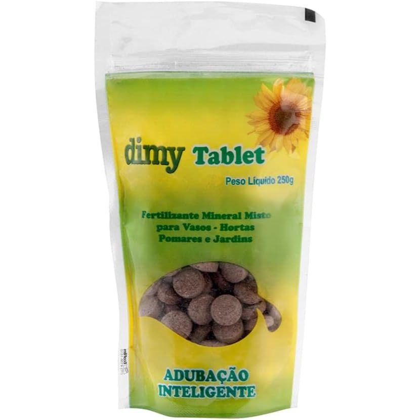 Dimy Tablet 250g Fertilizante em Pastilhas para Plantas Fácil Aplicação