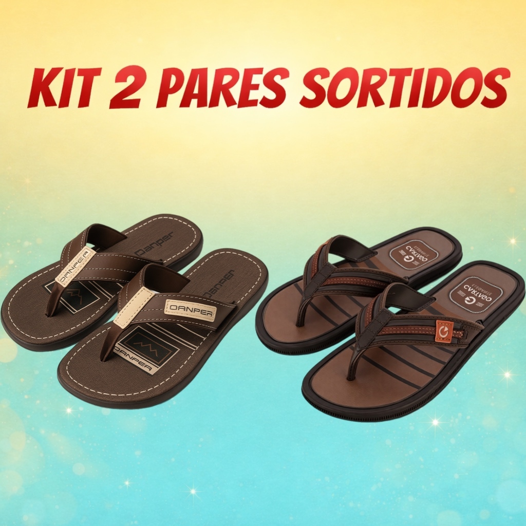 Chinelo Masculino Confortável Macio Sandália Conforto Antiderrapante Reforçado Leve Casual