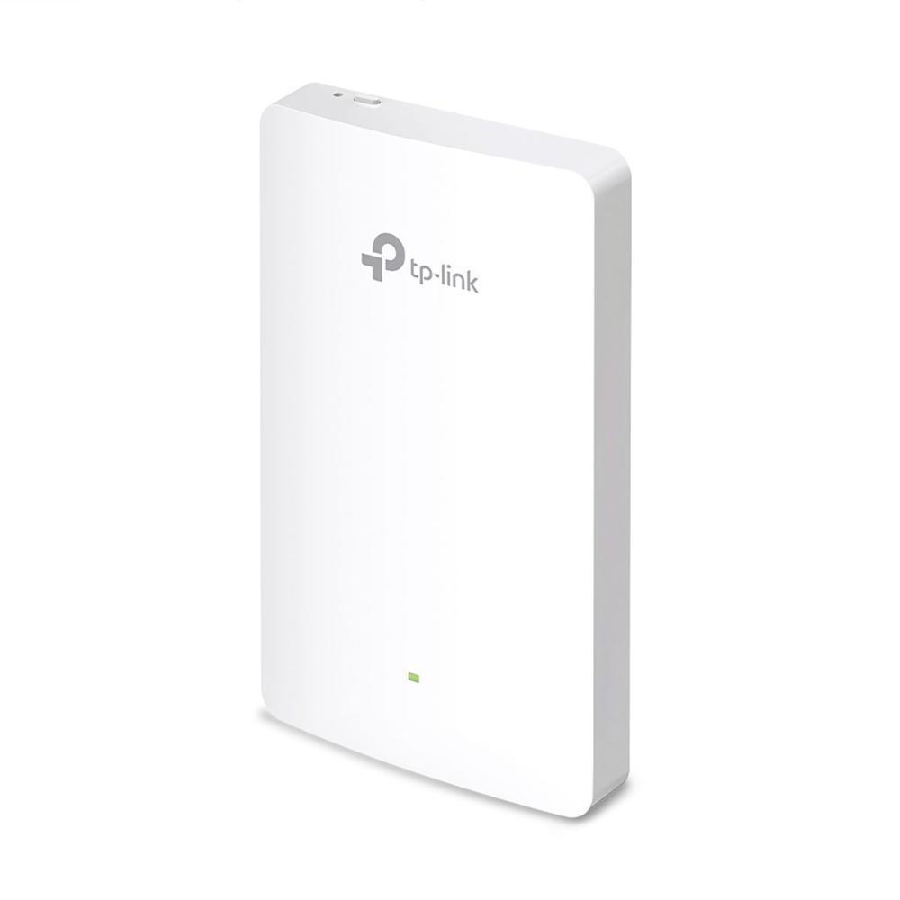 Access Point Corporativo TP-Link EAP615-Wall Omada Parede 40 Clientes Wi-Fi 6 AX1800 Dual Band 2,4/5Ghz Gigabit