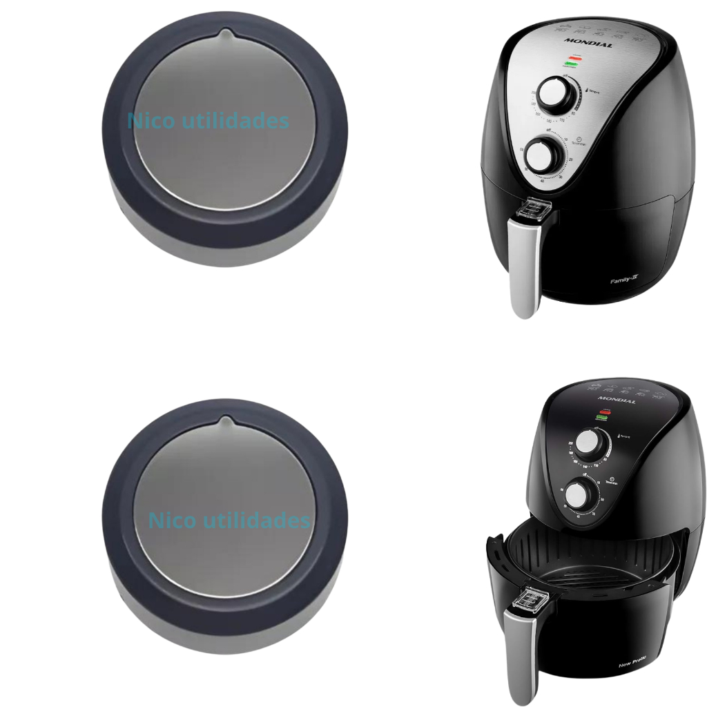 Kit 2 Botão Airfryer Mondial Af29 Af30 Af31 Original