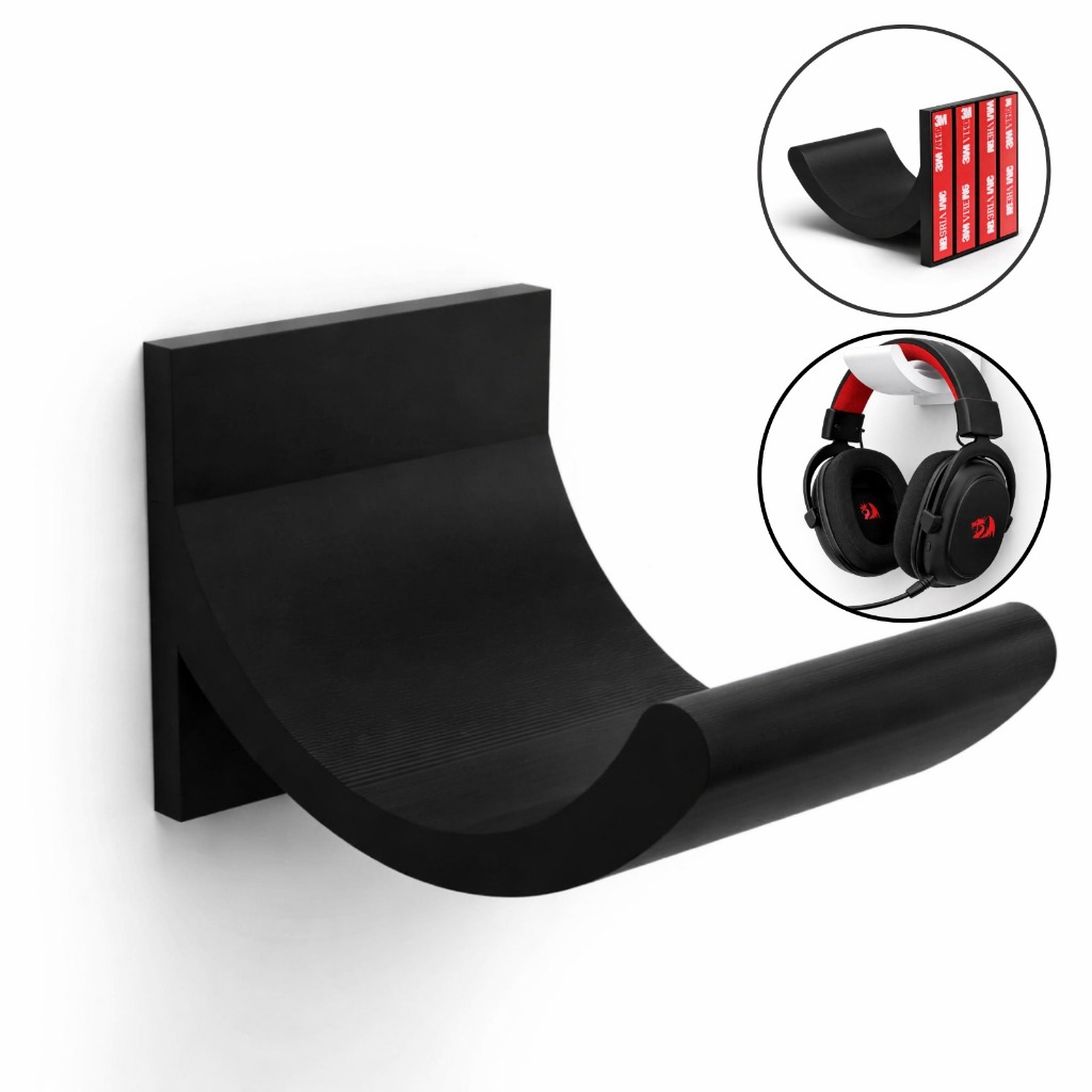 Suporte de Parede Para Headset Gamer Fone de Ouvido Universal Minimalista