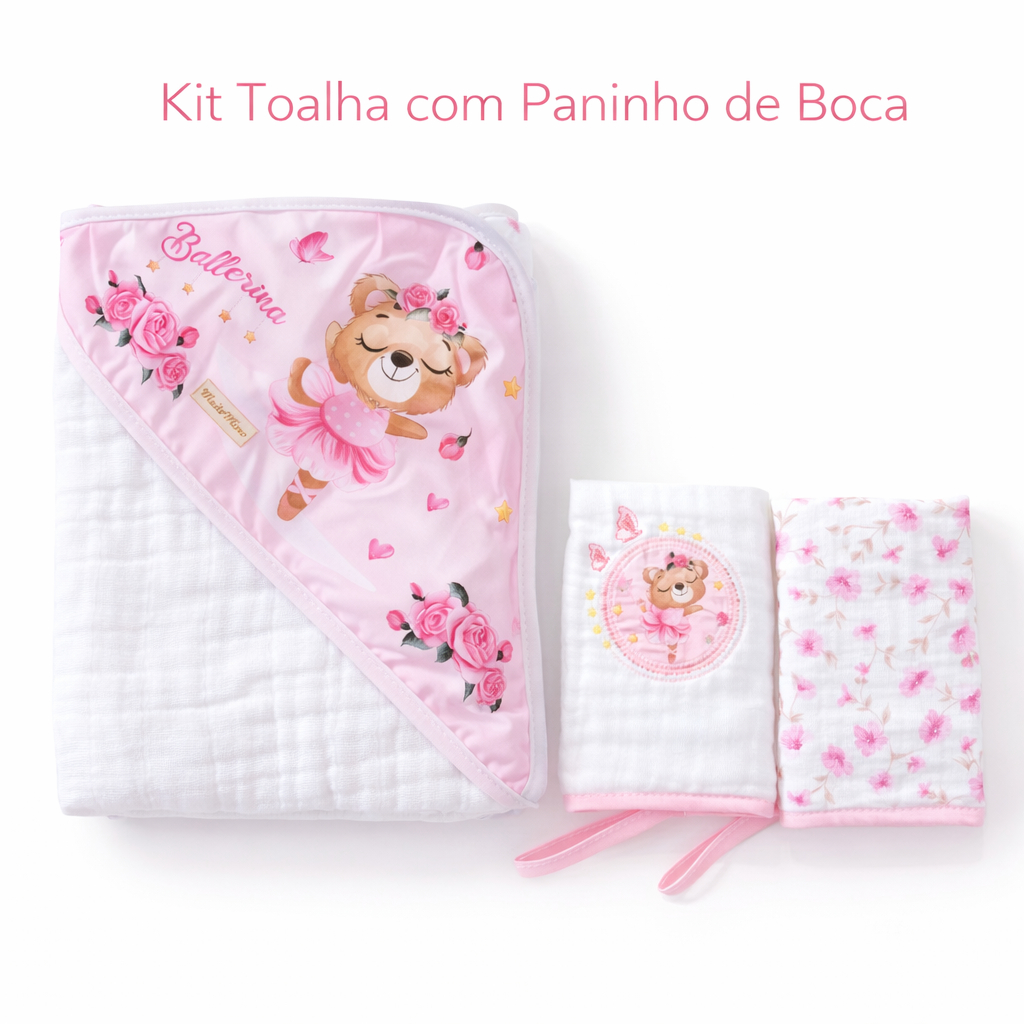 Toalha Bebê Fralda Soft 3 Camadas 85x85cm com Fralda de Boca 20x40cm Envio Imediato em Oferta na Shopee