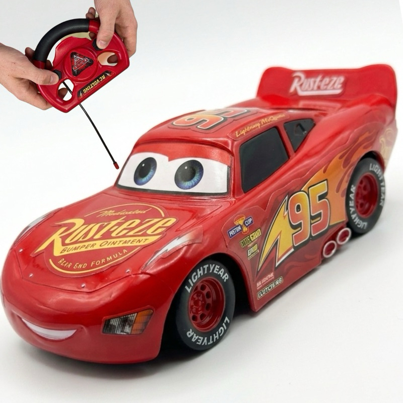 Carrinho Relâmpago McQueen Controle Remoto Recarregável Alta Velocidade Relâmpago McQueen