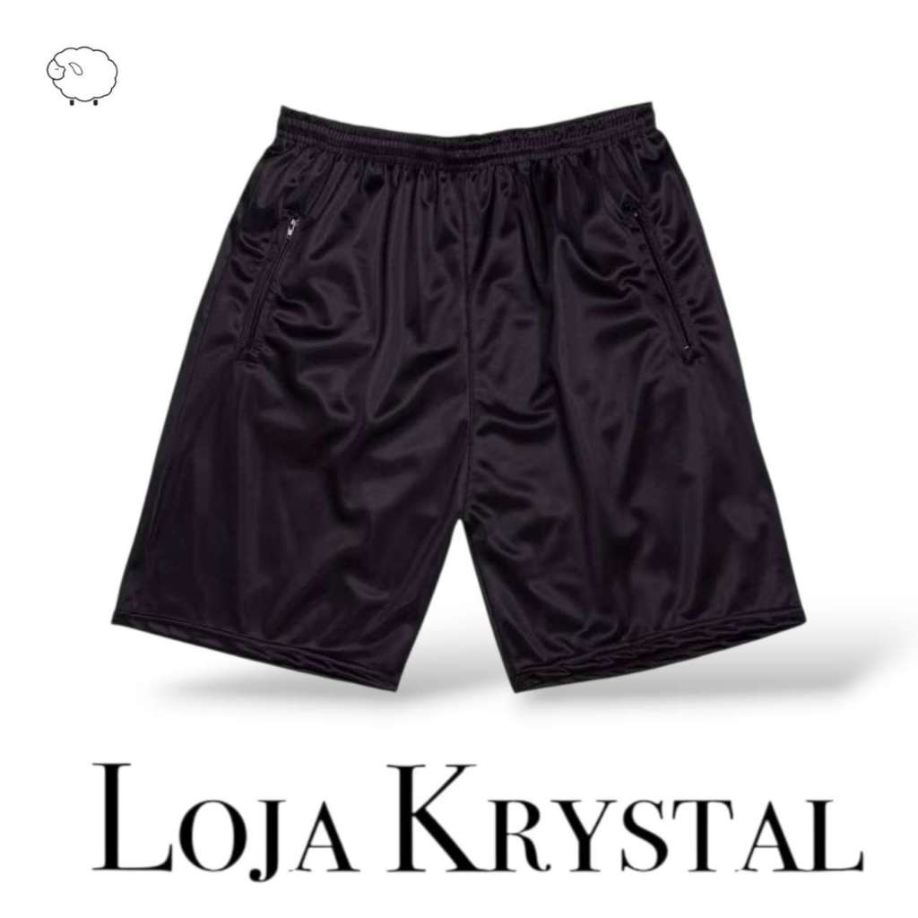 SHORTS DRI FIT ESPORTES - COM BOLSO E ZÍPER - MASCULINA - CORES E TAMANHOS NOVOS. em Oferta na Shopee