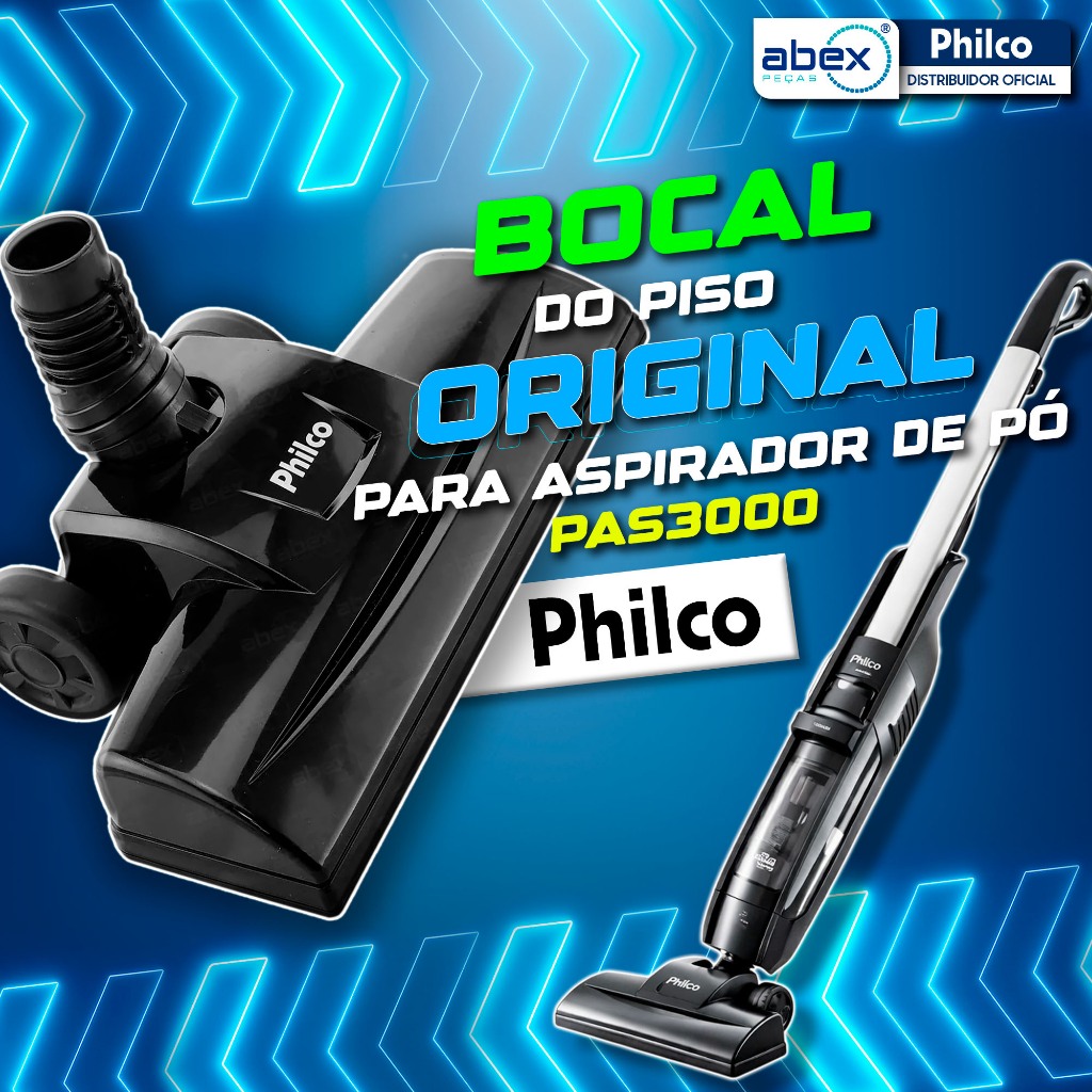 Bocal Para Piso Para Aspirador De Pó E Agua Philco PAS3000 Preto Acessório Removível NF Original