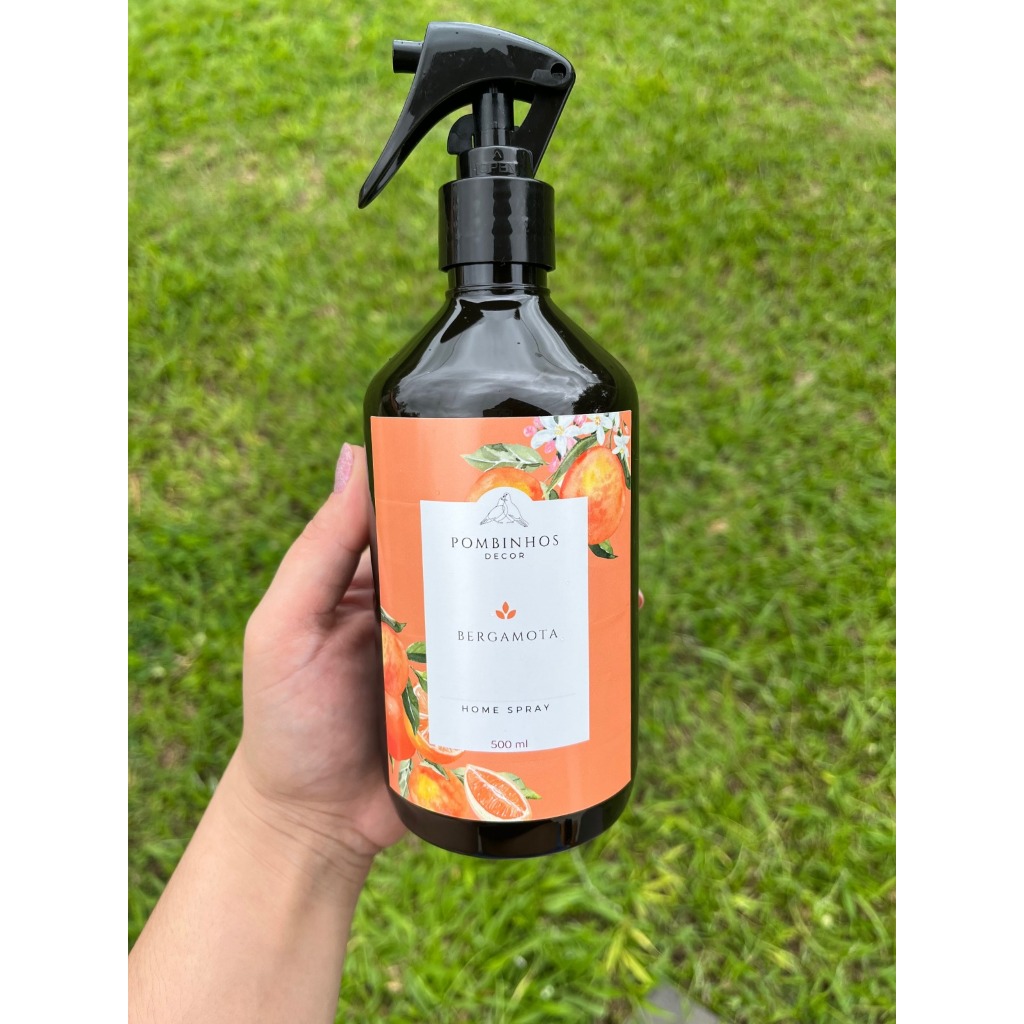Aromatizador de Ambientes 500ml - Cheiro de Perfumaria Bergamota, Fixação Prolongada