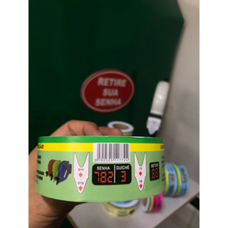 6 Bobina De Senha 3 Dígitos C/2000 Senhas em Oferta na Shopee