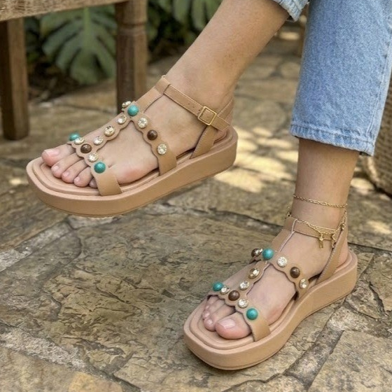 Sandalia Papete Beira Rio 8487.210 em Oferta na Shopee