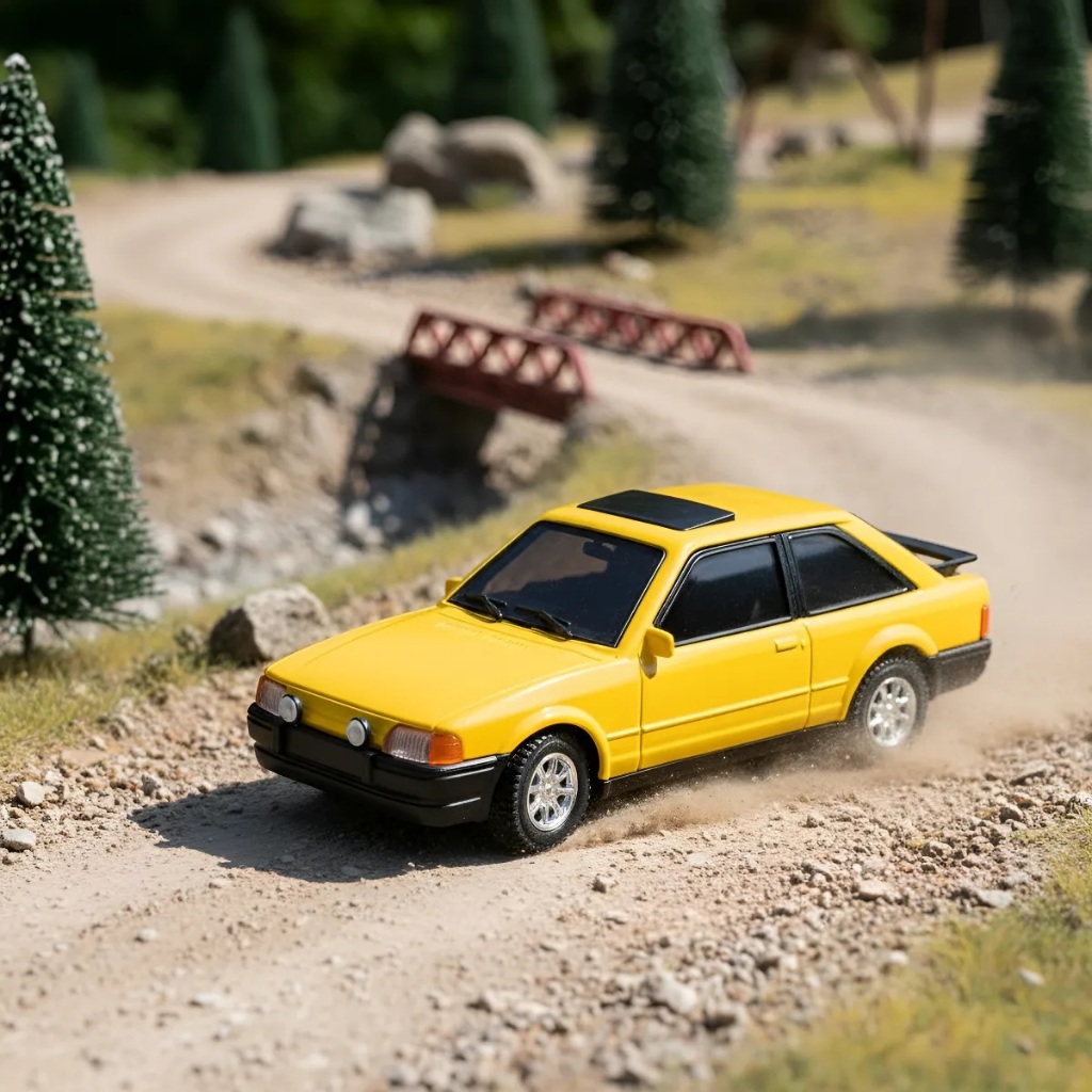 Miniatura Escort Xr3 1:18 Ford Diverplas Lançamento - várias cores - colecionável