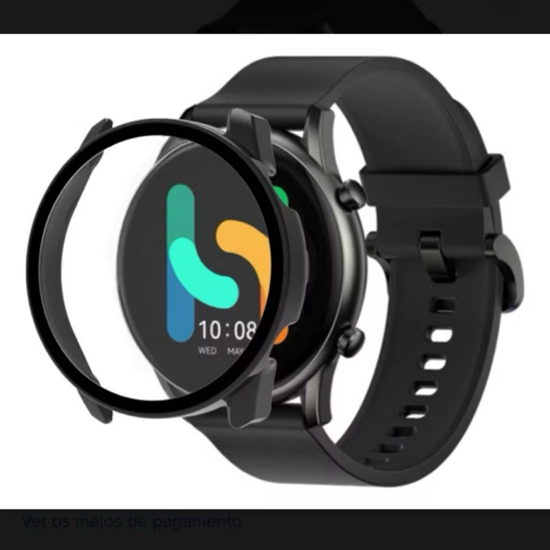 ATALHOBR Capa Protetora Tempered + PC Para Haylou Solar Plus RT3 LS16 Smart Watch Shell Acessórios Protetores De Tela