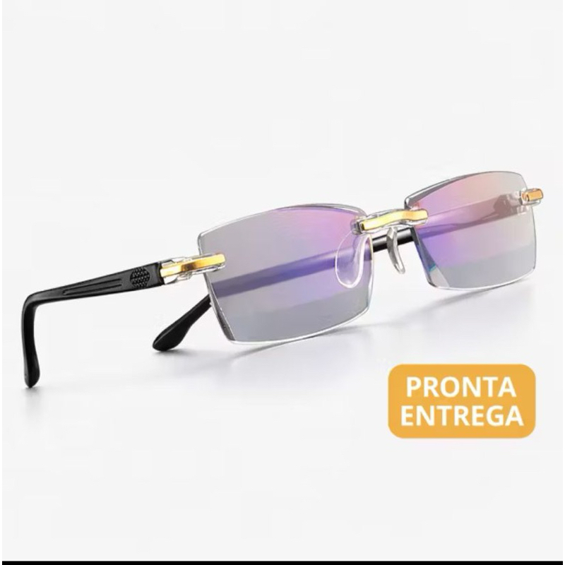 Óculos de Grau no sol Muda de cor Longe/Perto +1 até+6
