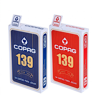 Kit 2 Baralhos Copag 139 Nao O.G Azul Vermelho Naipe Classico 54 Cartas Alta Qualidade Familia Amigo em Oferta na Shopee