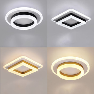 Luminária De Teto Plafon Led Moderna,3 Cores Luminária para Quarto Cozinha Corredor Sala