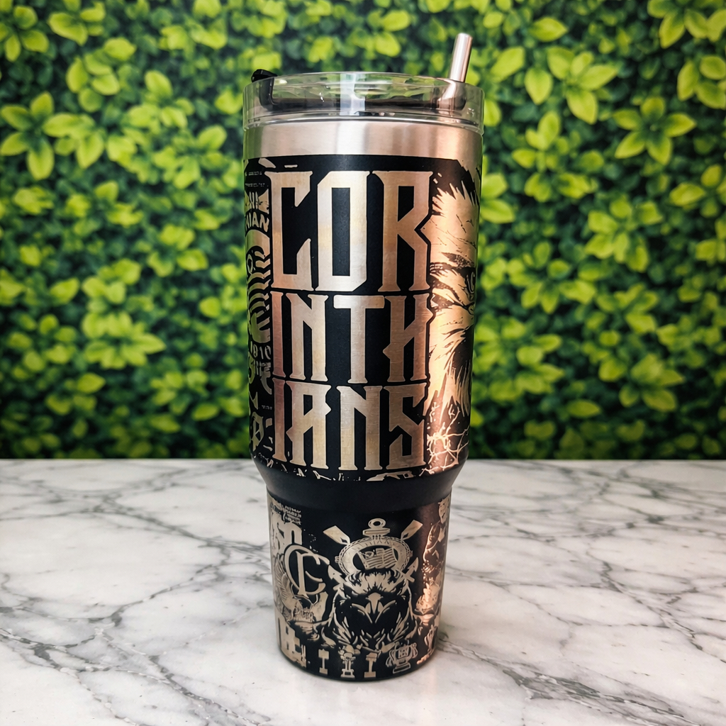 Garrafa Térmica Corinthians 1.200 ml Personalizado Gravação 360° a Laser