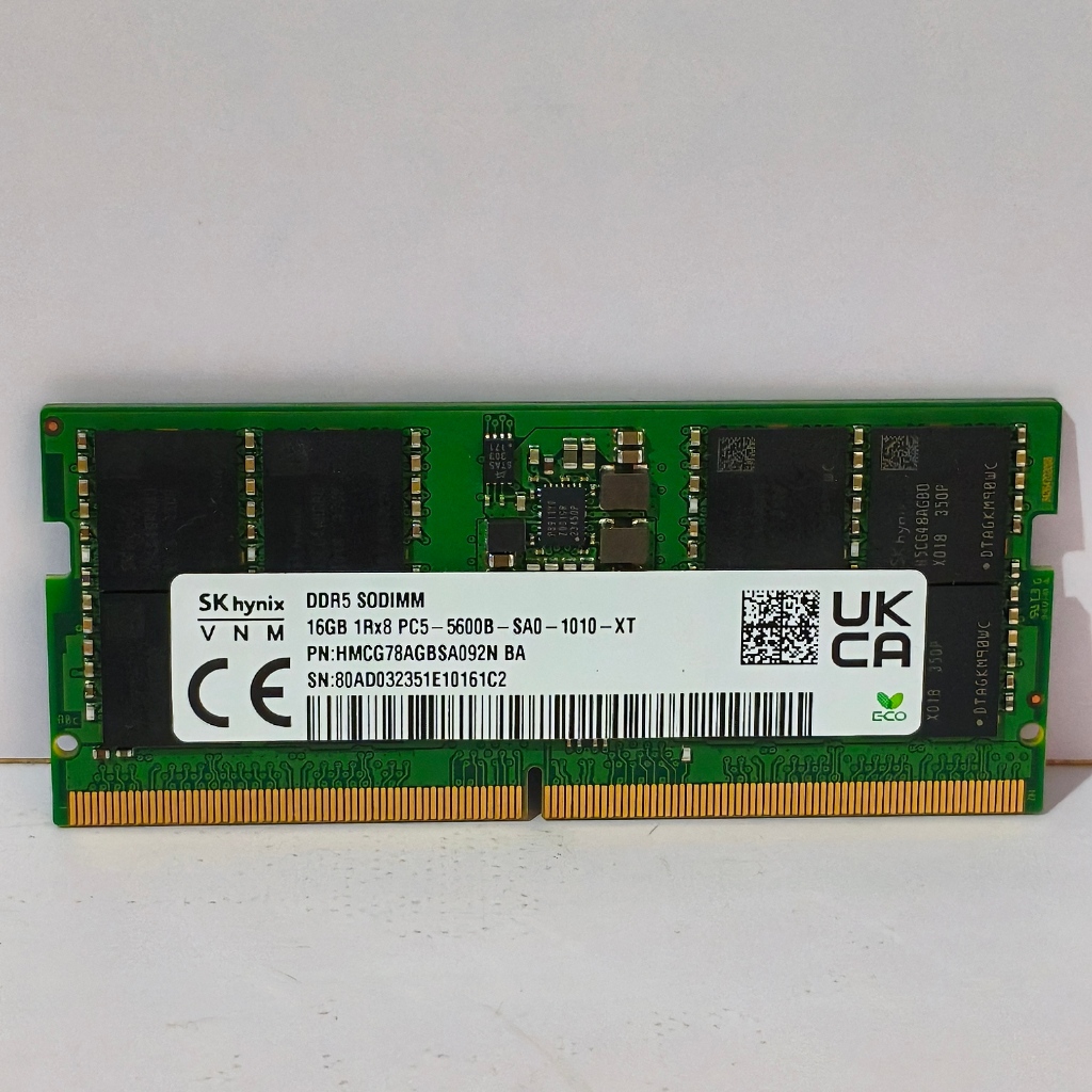 Memoria RAM SK Hynix 16GB 5600mhz 1.1v Ddr5 Notebook Laptop