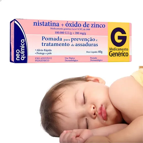 Pomada para Assadura Nist + Ox de Zinco - 1 Unidade 60g