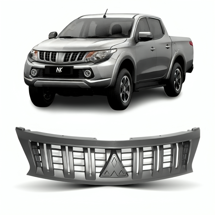 Grade Radiador Triton L200 Sport 2017 2018 2019 A 2025 Preto Texturizado