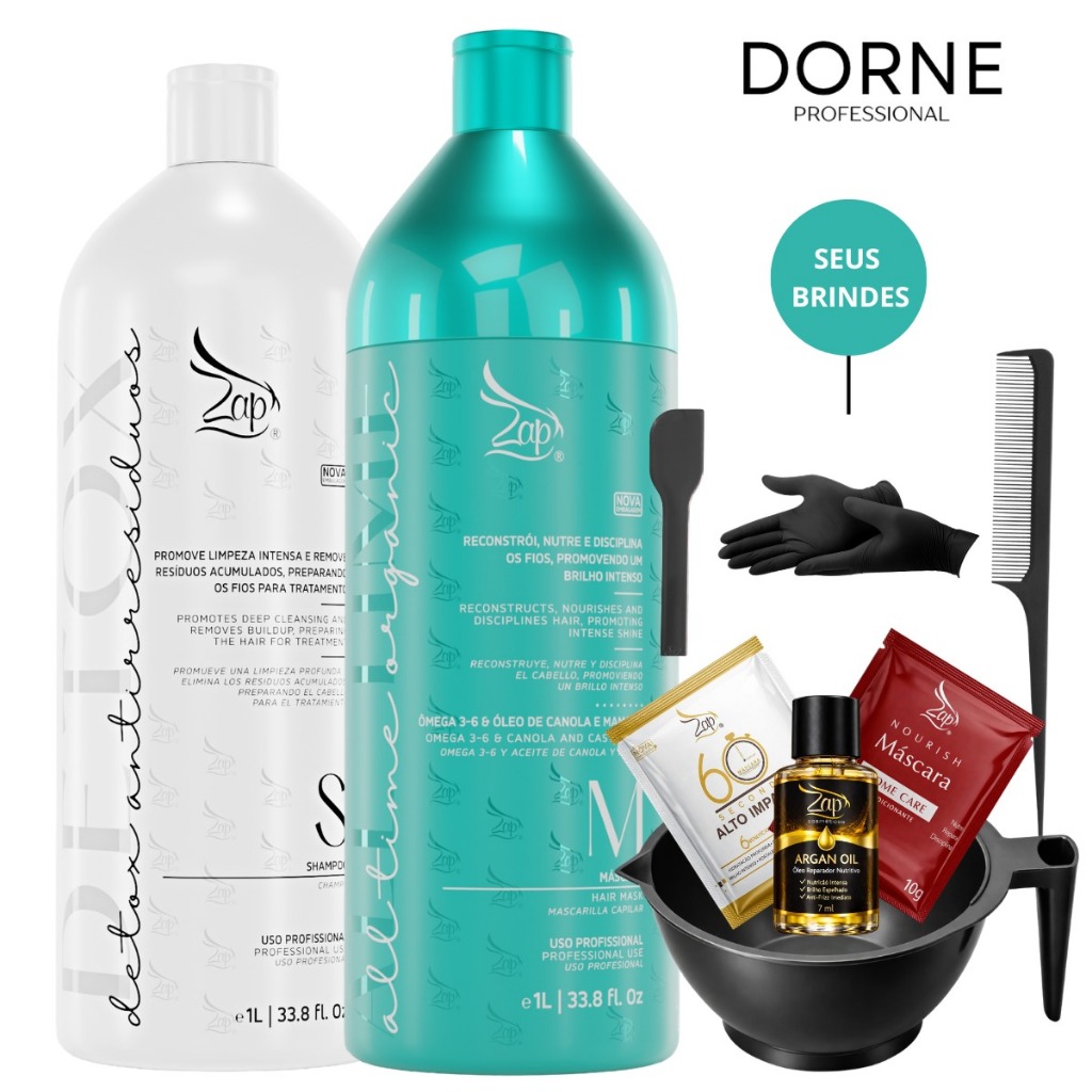 Zap Cosméticos Kit Progressiva all Time Sem Formol