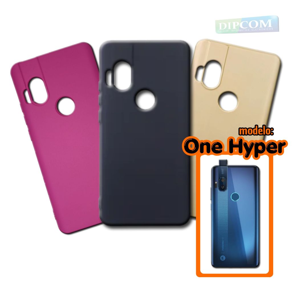 Capa MOTO ONE HYPER Capinha Case Silicone Anti-Impacto Motorola One Hyper