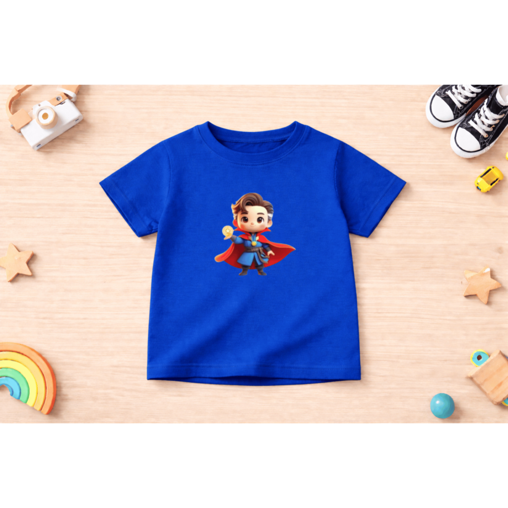Camiseta Infantil Heróis Marvel Doutor Estranho 100% Algdao Marvel Doctor Strange vingadores Baby