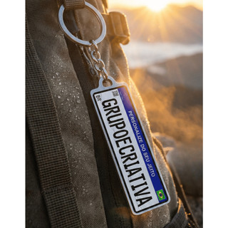 Chaveiro Placa Carro Personalizado 01 Chaveiro Metal Personalizado Chaveiro Placa Mercosul Chaveiro Presente lemb