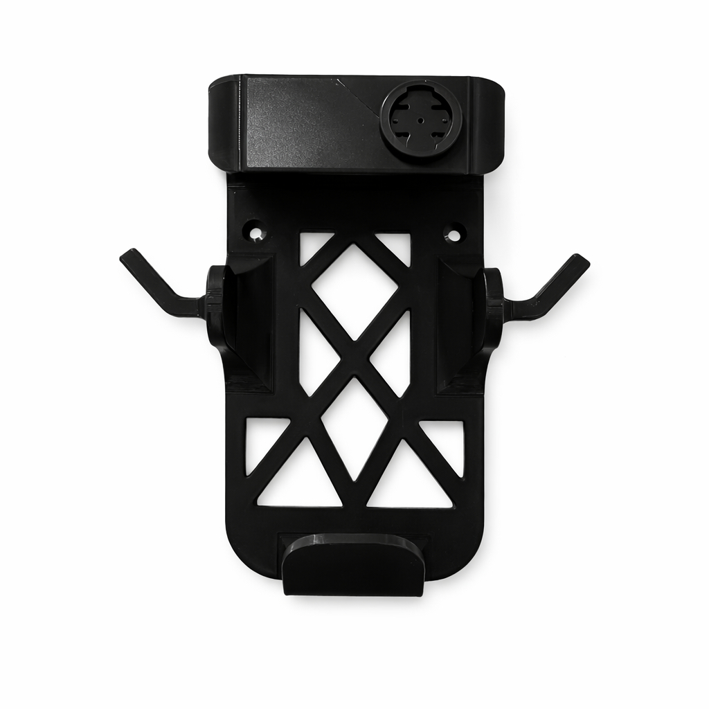 Suporte Parede Bike Capacete Sapatilha Óculos Garmin Pedal Ciclismo Preto