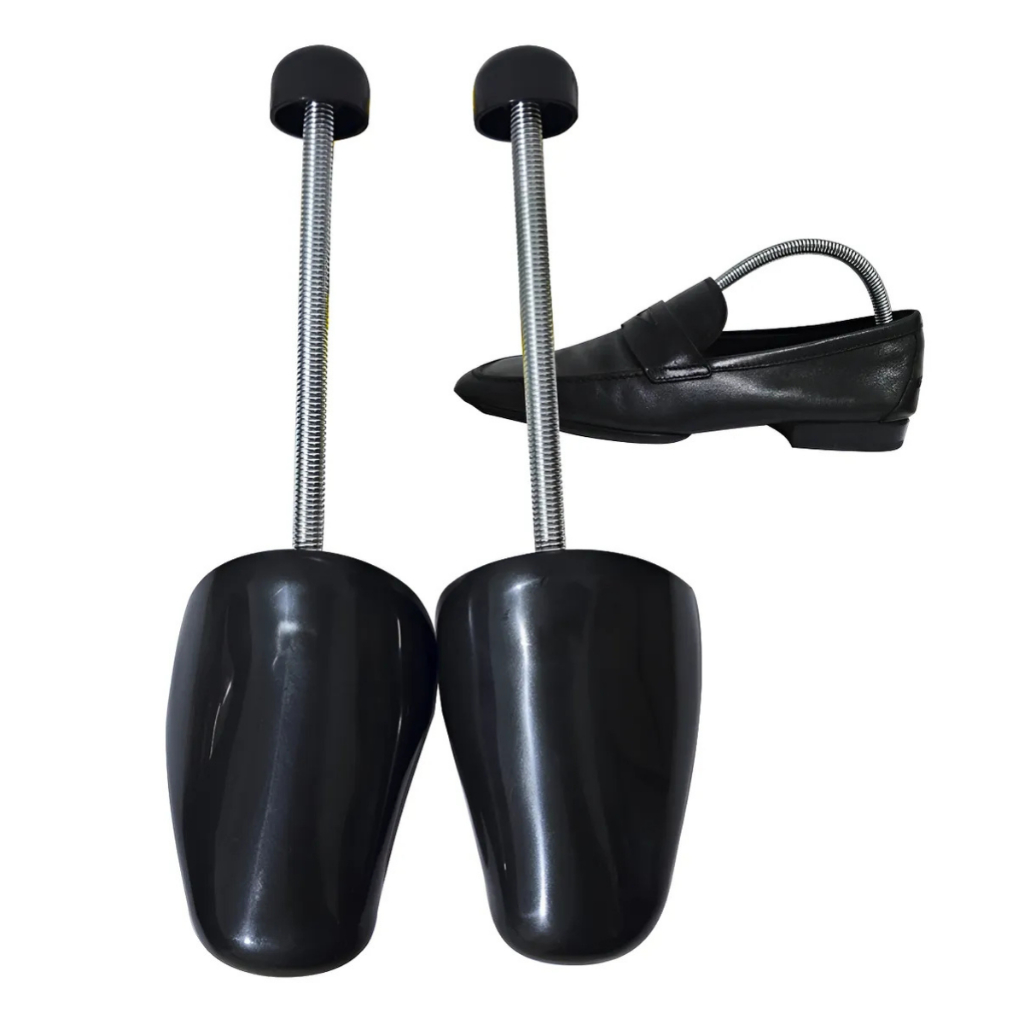 Modelador de sapatos preto evitar amassos e trincas