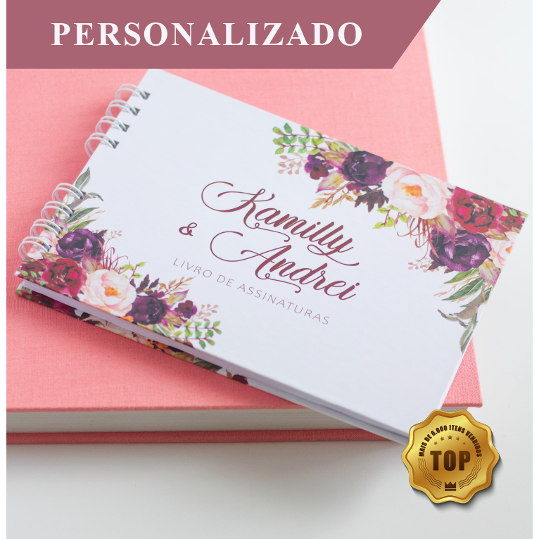 Caderno de mensagens - Livro de assinaturas