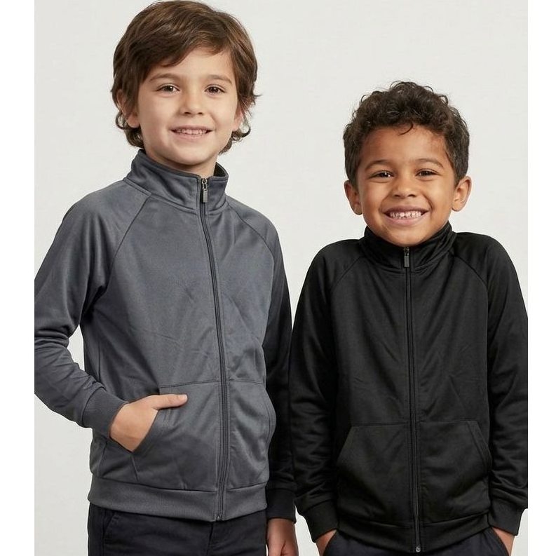 Kit 2 Blusa Infantil Forrada Jaquetas Escolar Infantil Unissex - Moletom Premium (Tam. 4 ao 16)