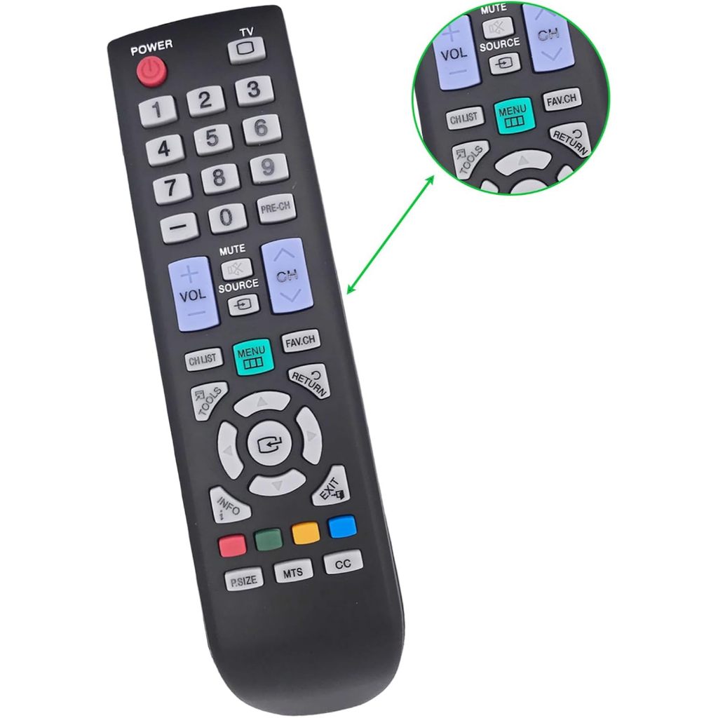 Controle Remoto Compatível Tv Samsung Lcd 32 Ln32c350 Ln32c350d1m.