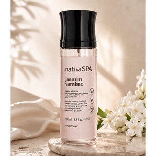 Body Splash Nativa Spa Jasmim Sambac 200ml O Boticário Desodorante Colônia Floral Feminino