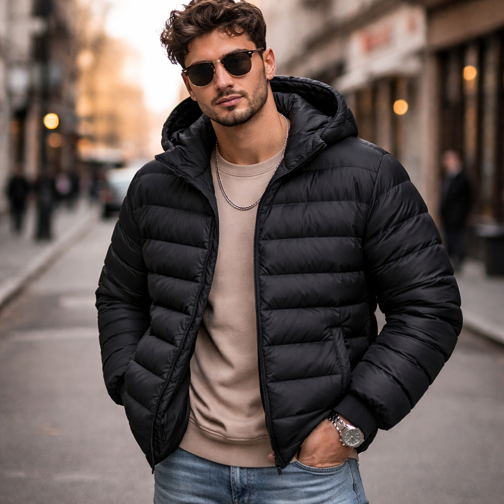 Japona Bobojaco Jaqueta Puffer Casaco Nylon Corta Vento Blusa de frio