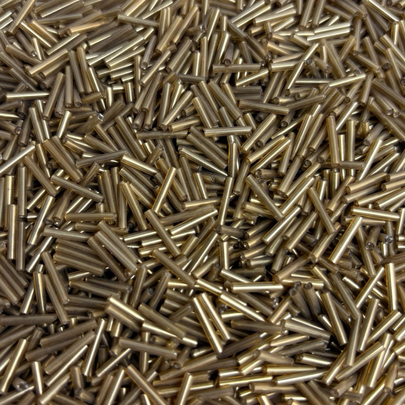 Canutilho Dourado Ouro Velho12mm pacote a escolher